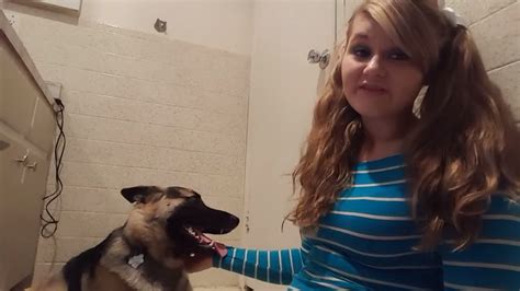 Ohknotty taming the best. . Girl fucks dog missionary
